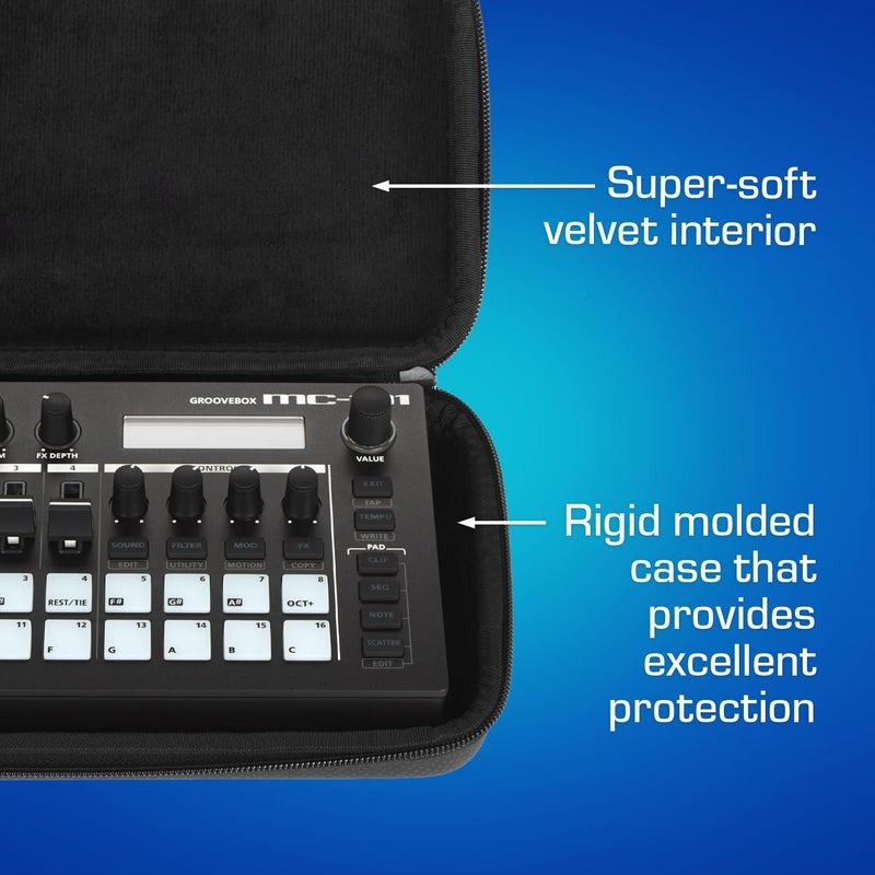 ANALOG CASES Roland MC-101 / TR-6S Case - Custom-Fitted Compact GLIDE Case for Travel - Image 3